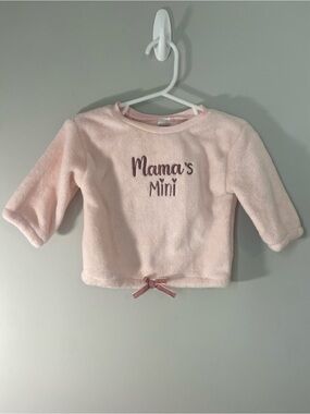Pink "Mama's Mini" Plush Baby Top